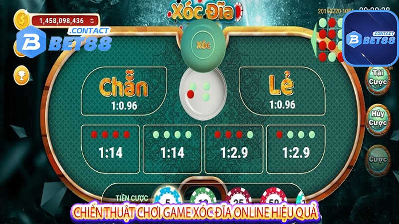 Chiến thuật chơi game xóc đĩa online hiệu quả